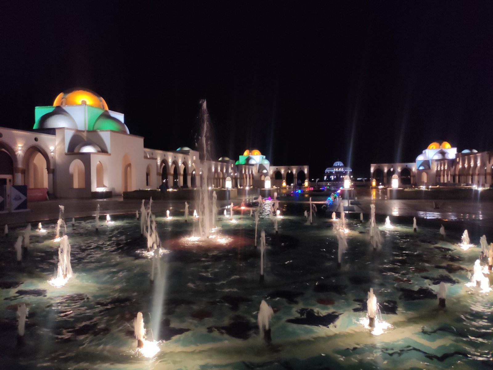 Beautiful arabesque Arrivals Piazza in Sahl Hasheesh Hurghada.