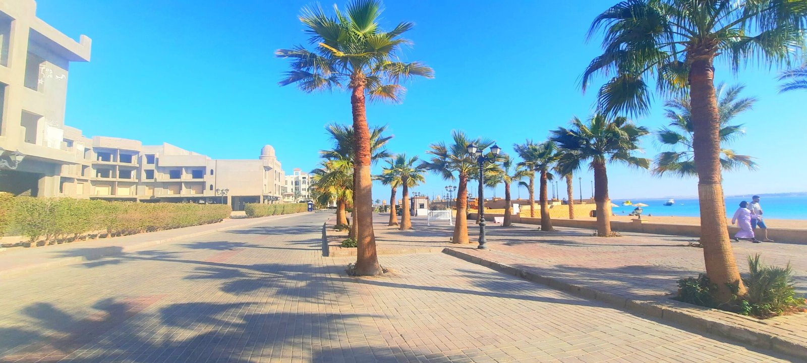 Beautiful arabesque Arrivals Piazza in Sahl Hasheesh Hurghada.